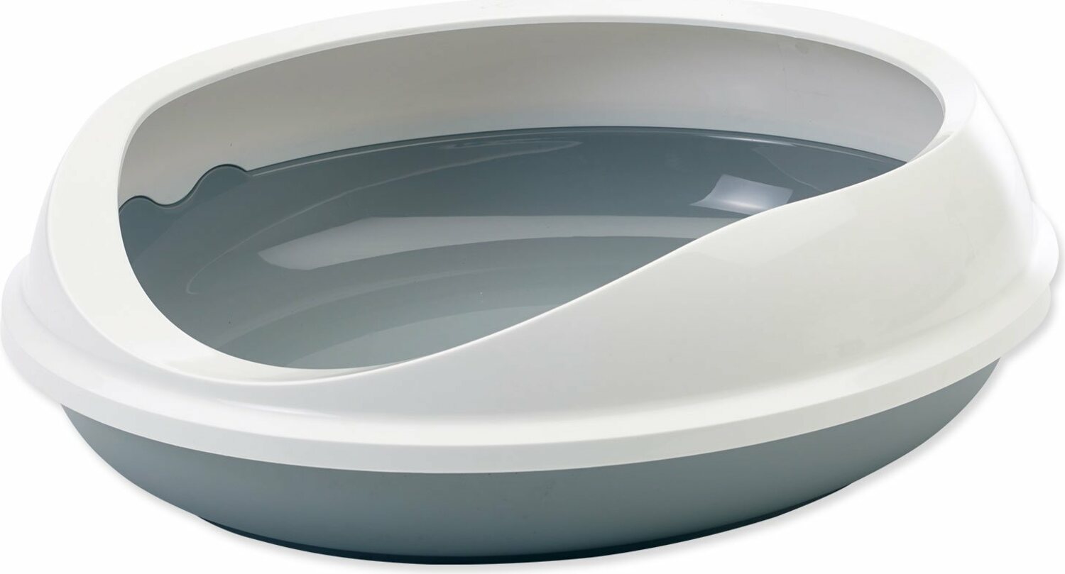 Toaleta Savic Figaro šedo-bílá 55x48,5x15,5cm