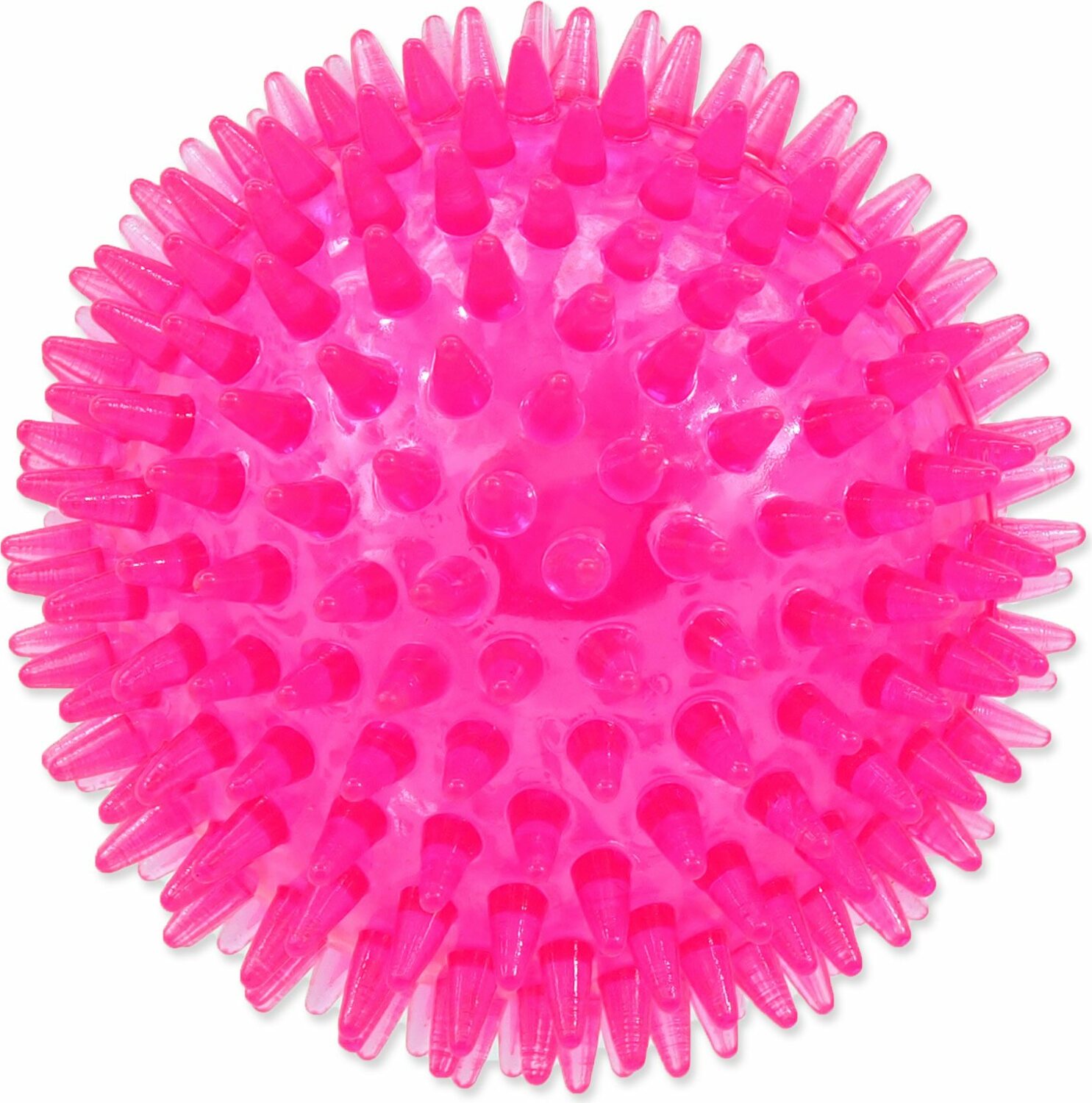Hračka Dog Fantasy míč pískací růžový 8cm