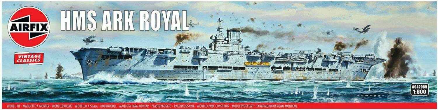 Classic Kit VINTAGE loď A04208V - HMS Ark Royal (1: 600)