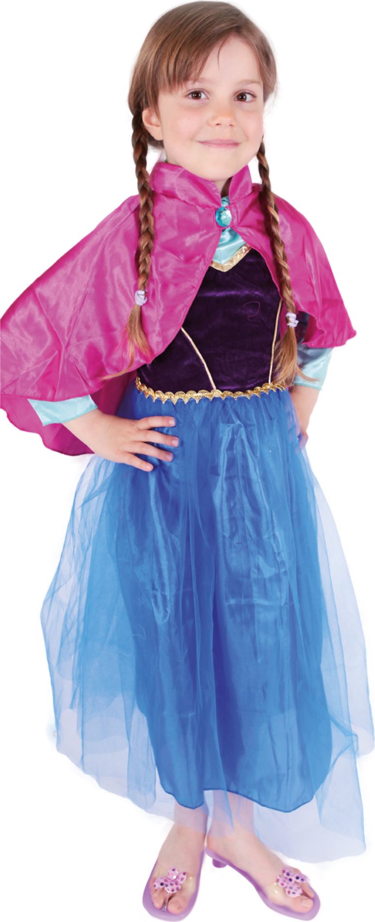 Dětský kostým princezna zimní Anička DELUXE (S) e-obal