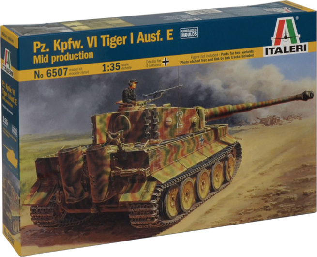 Model Kit tank 6507 - Pz.Kpfw.VI TIGER I Ausf.E mid production (1:35)