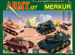 Stavebnice Merkur Army set