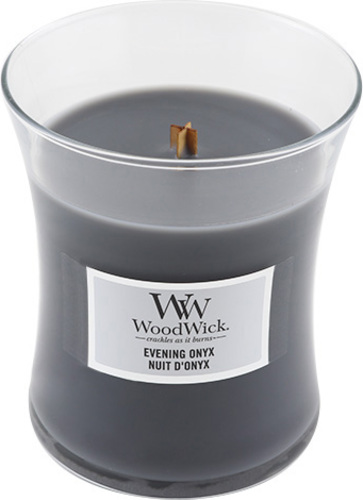 WoodWick, Večerní onyx, Svíčka oválná váza,275 g