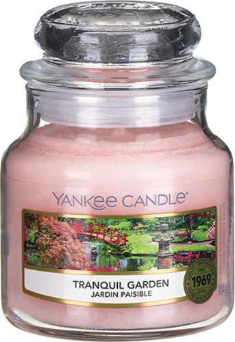 Yankee Candle, Tichá zahrada, Svíčka ve skleněné dóze 104 g