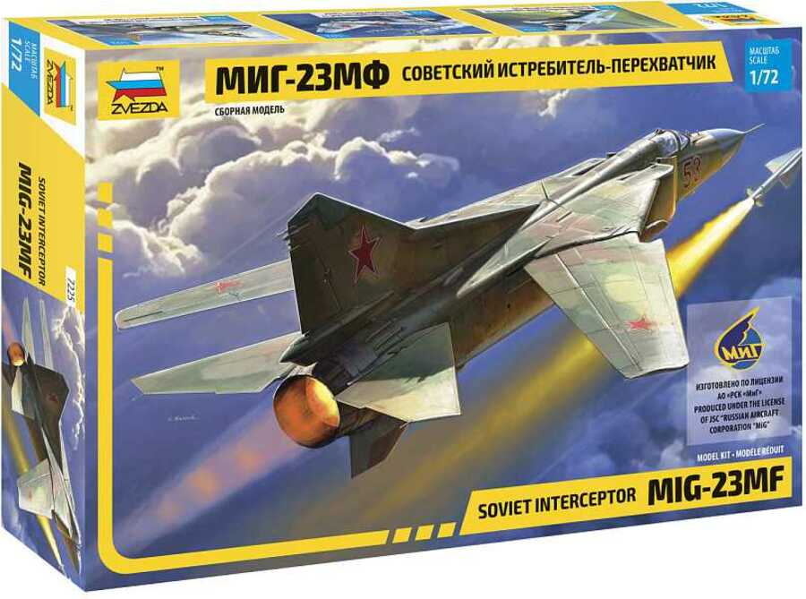 Model kit letadlo 7225 - MIG-23 MF Sovětský interceptor (1:72)