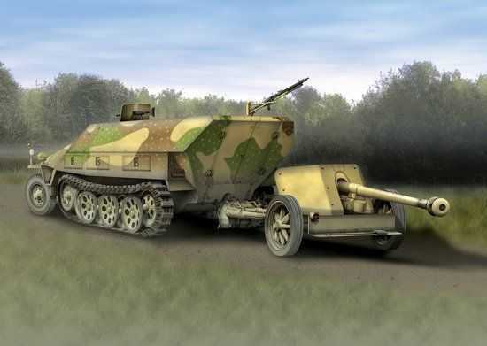 Model Kit military 7369 - Sd.Kfz.251/1 Ausf.D & 7.5cm PaK 40 (1:72)