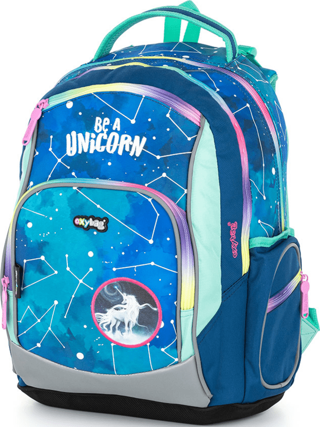 Školní batoh OXY GO Unicorn pattern