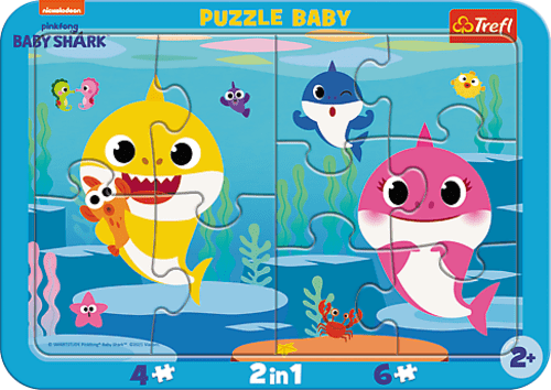 Trefl Baby puzzle s rámečkem - Baby Shark
