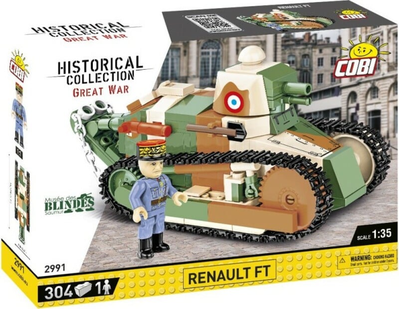 Cobi Great War Char leger Renault FT 17, 1:35, 302k, 1f