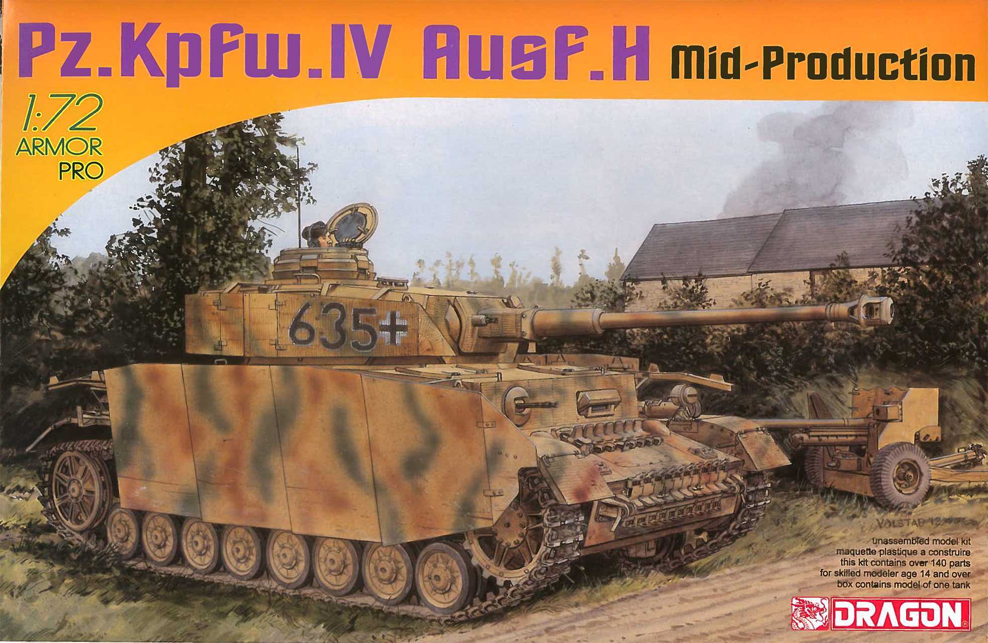 Model Kit tank 7279 - Pz.Kpfw.IV Ausf.H Mid Production (1:72)