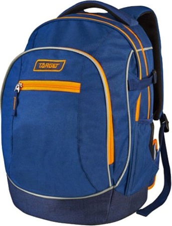 Studentský batoh Target, Oranžovo-modrý