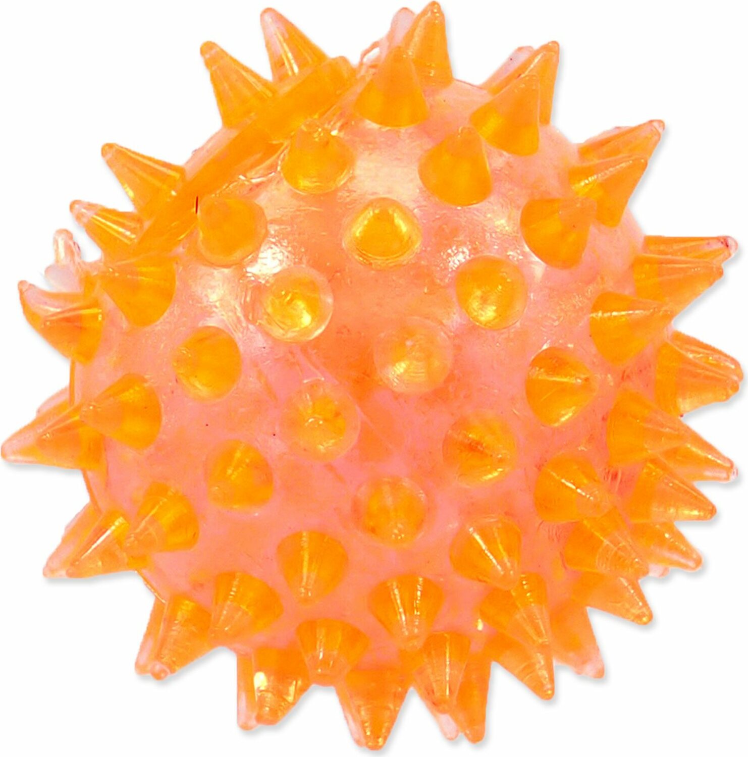 Hračka Dog Fantasy míč pískací oranžový 5cm