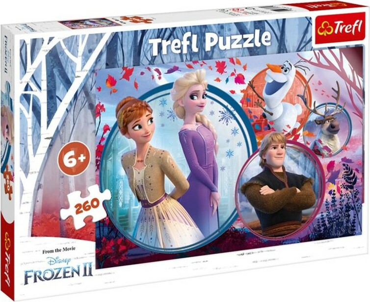 Trefl Disney Frozen II Puzzle 160 Teile 15374-41 x 27,5 cm Eiskönigin 