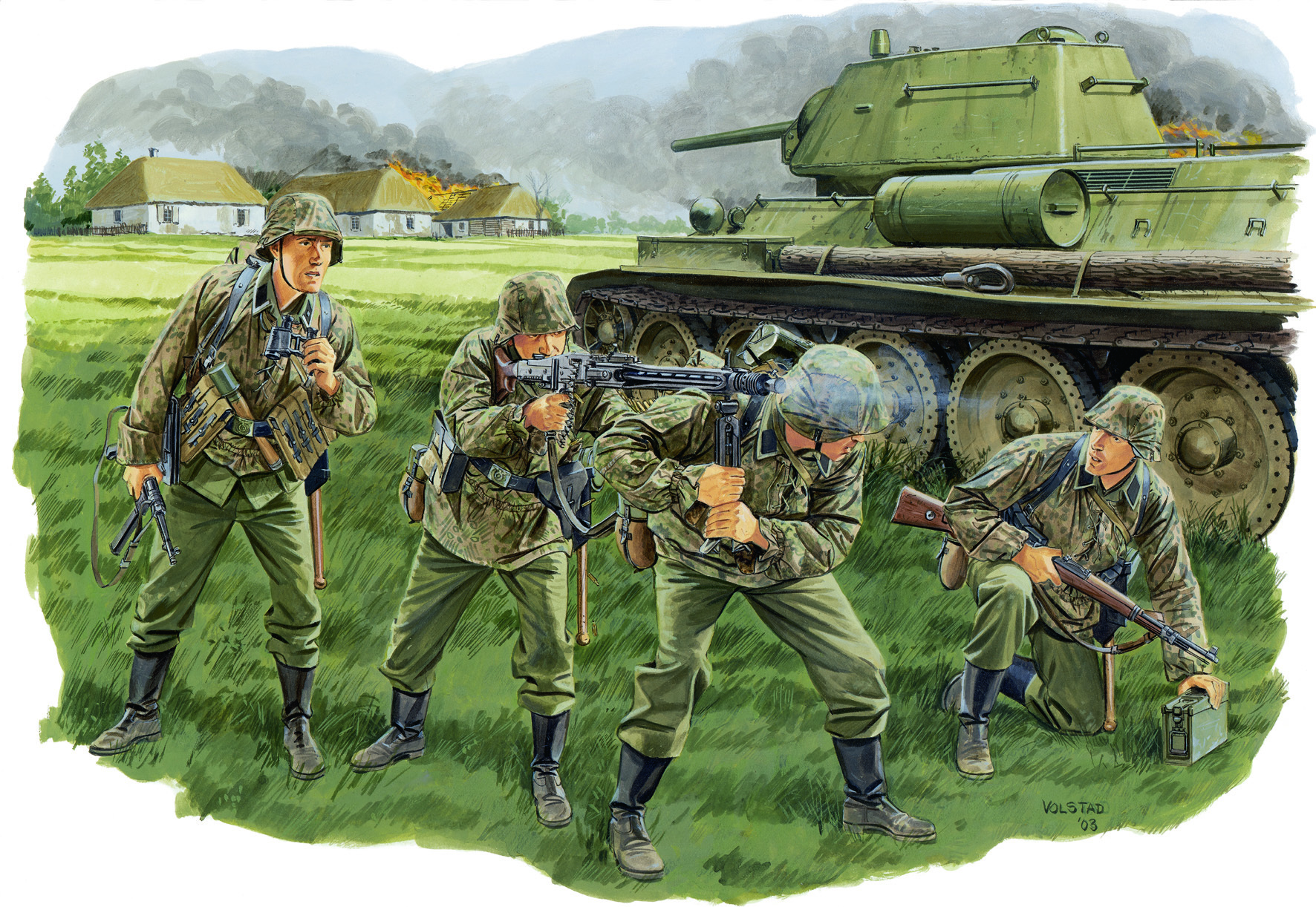 Model Kit figurky 6159 - Panzergrenadier, LAH DIVISION (Kursk 1943) (1:35)
