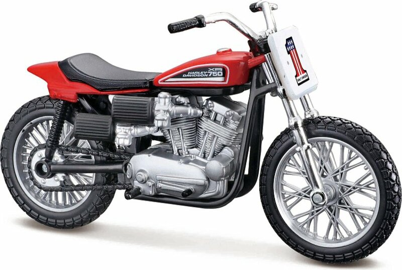 Maisto - HD - Motocykel - 1972 XR750, blister box, 1:18