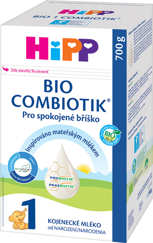 HiPP Výživa počáteční mléčná kojenecká 1 BIO Combiotik® 700 g, od narození