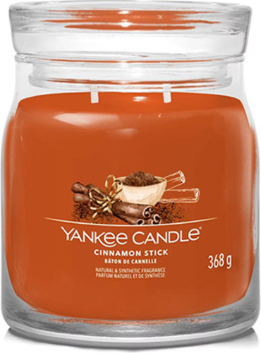 Yankee Candle Skořicová tyčinka, Svíčka ve skleněné dóze, 368 g