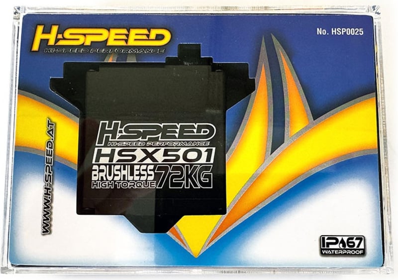 H-Speed servo HSX501 72kg.cm 0.092s/60°