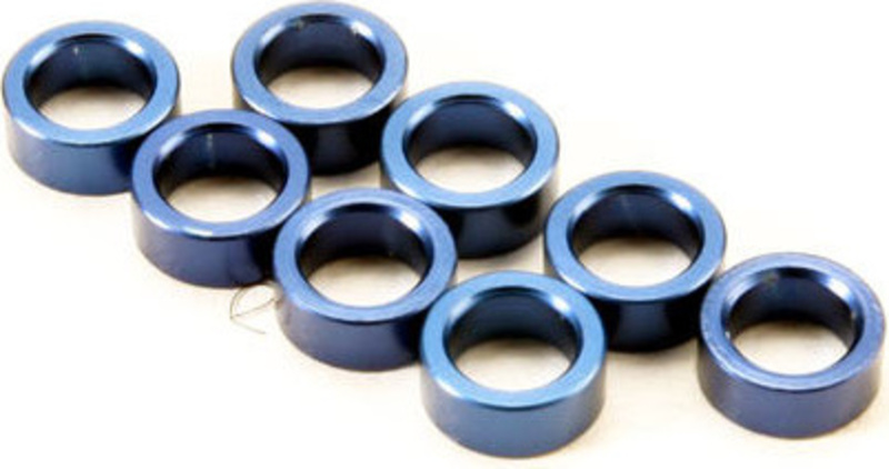 Traxxas distanční kroužek hliník modrý (8)