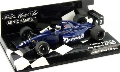 Tyrrell 018 1/43 Spark No.4 Camel J.Alesi GP Japan 1989