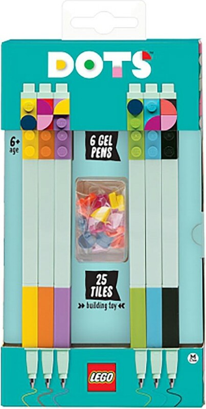 Penne gel LEGO® DOTS, mix di colori - 6 pz