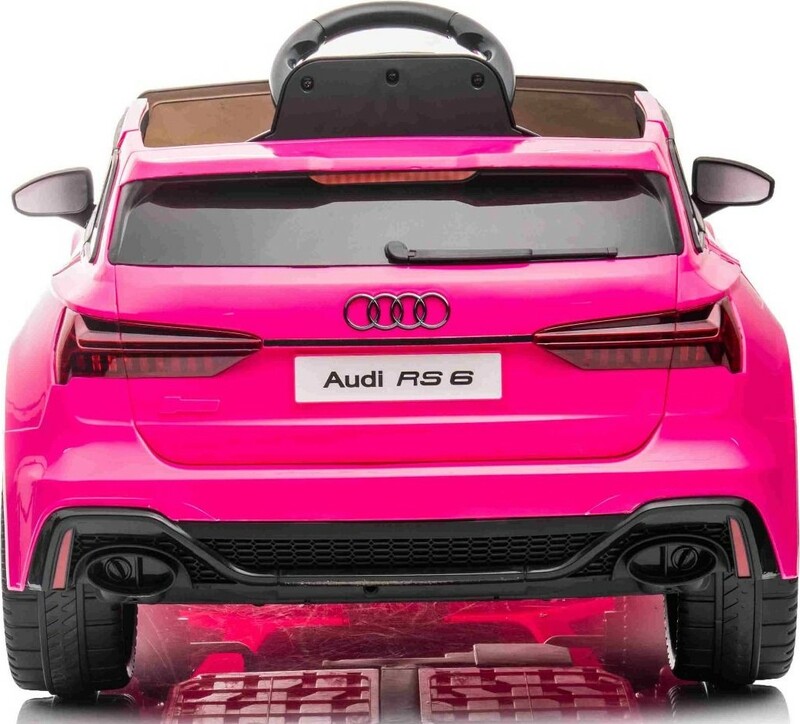 Audi RS6 Elektroauto, 12V rosa - Elektrische Straßenautos