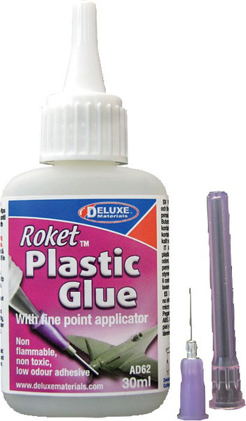 Roket Plastic Colla atossica per modelli in plastica 30ml - Per materiale  in schiuma