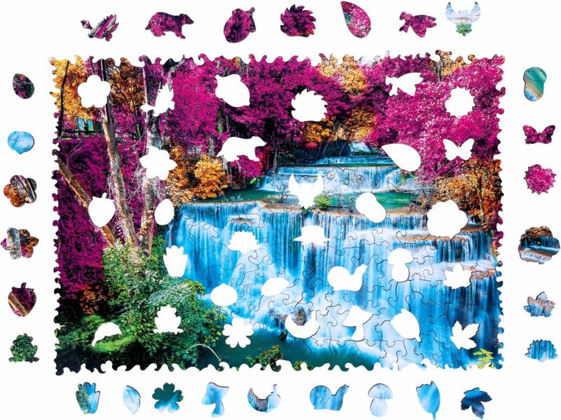 Hit Puzzle di legno 501 - Farfalle arcobaleno - Puzzle di legno