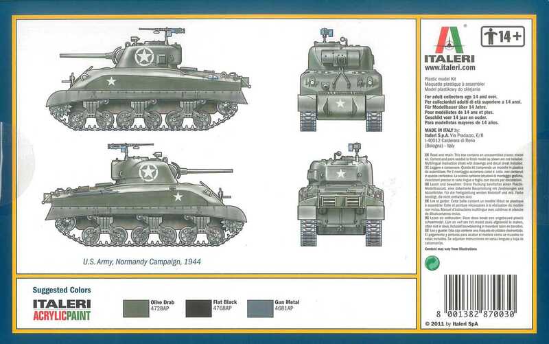 Modellismo statico con stampante 3D! Carro armato Sherman M4 