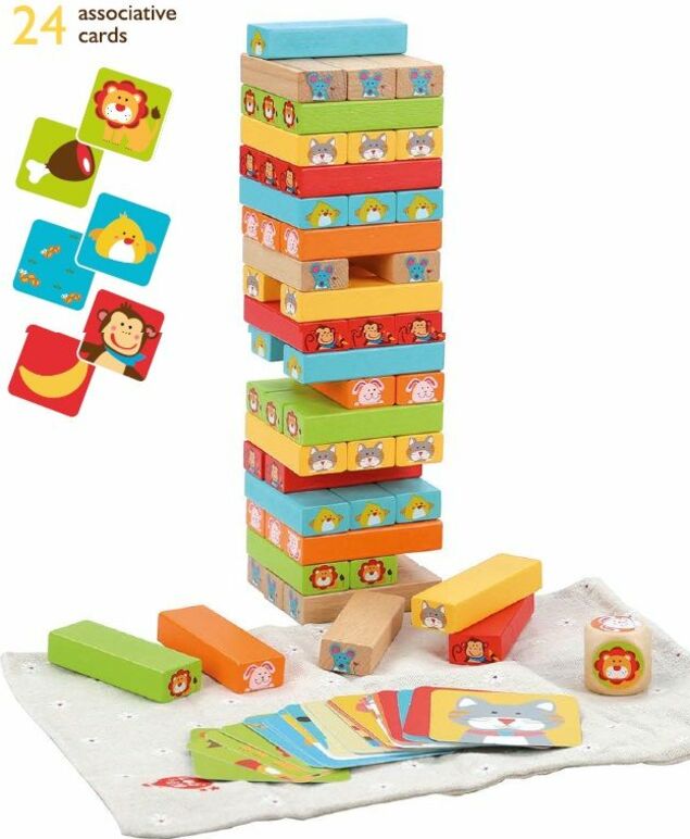 Lucy & Leo 236 Indovina chi - gioco Jenga in legno per bambini - Giochi  per bambini