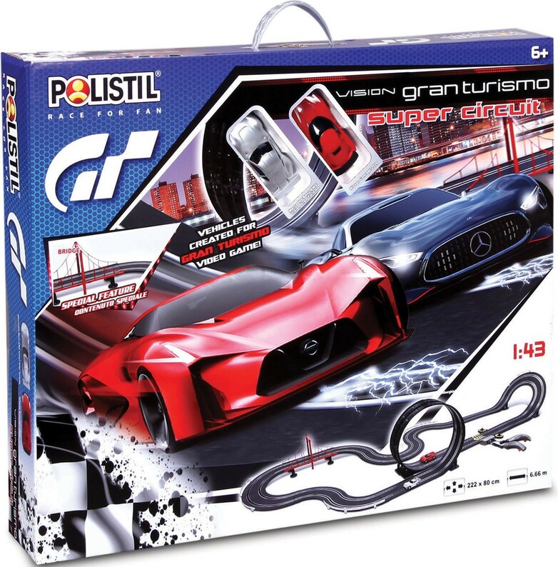 Pista Polistil A Batteria GT Vision Gran Turismo 2 Auto + 2 Telecomandi |  LGV Shopping