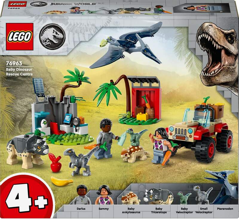 LEGO® Jurassic World™ 76963 Centro di salvataggio per cuccioli di dinosauro  - LEGO® Jurassic World