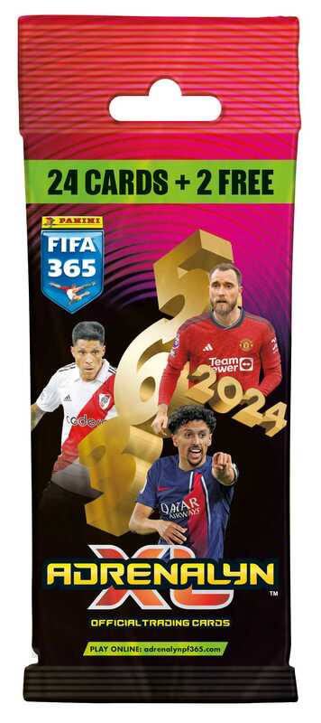 PANINI FIFA 365 2023/2024 - ADRENALYN karty - FATPACK - Fotbal
