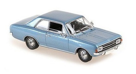 1:43 OPEL REKORD C - 1966 - BLUE METALLIC - MINICHAMPS - 1:43