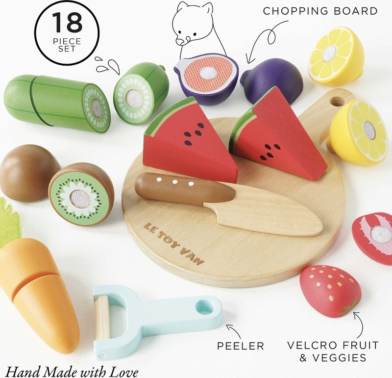 Cibo giocattolo, verdura e frutta, cucina da gioco per bambini, 120 pezzi 