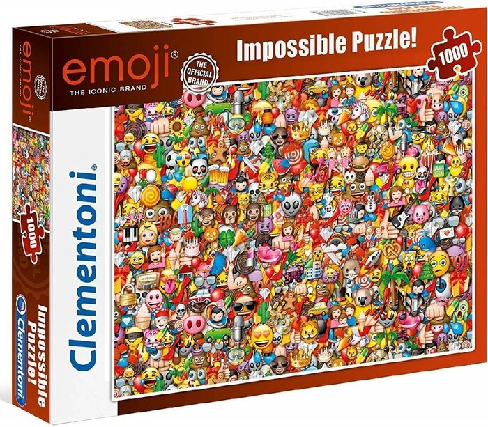 Clementoni Puzzle 1000 pezzi Impossibile - Emoji - Puzzle 1000d