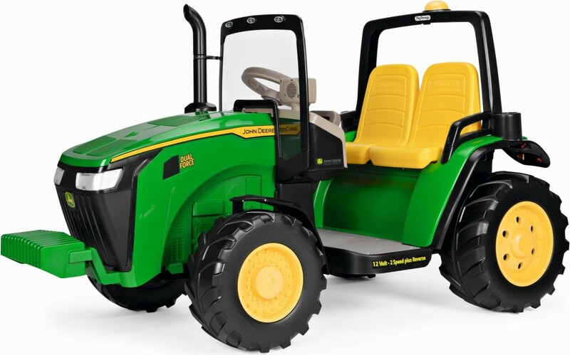 Peg-Pérego Elektrický Traktor John Deere Dual Force 12V zelená - Elektrické  autíčka terénní