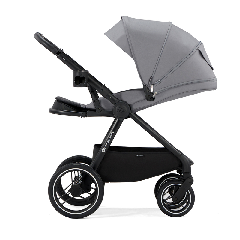 KINDERKRAFT Passeggino GRANDE PLUS GRIGIO Omologato 22KG