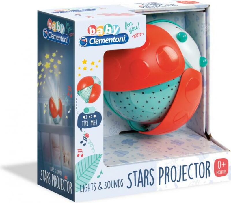 Clementoni Proiettore per Bambini - Ladybug - Luci notturne e proiettori