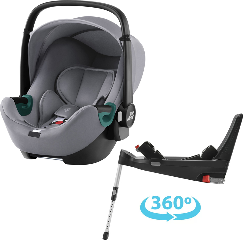 Autositz Baby-Safe 3 i-Size Flex Base 5Z Bundle, Frost Grey