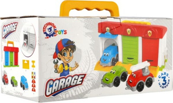 BOX GARAGE 3 piani set gioco garage pista macchine per bambini con