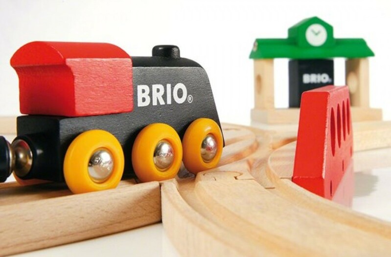 BRIO Classic Deluxe-Set Holzeisenbahn Eisenbahn Holzspielzeug Holz Spielzeug 