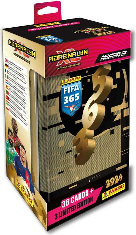 PANINI FIFA 365 2023/2024 - ADRENALYN - scatola latta (quadrata) - Calcio