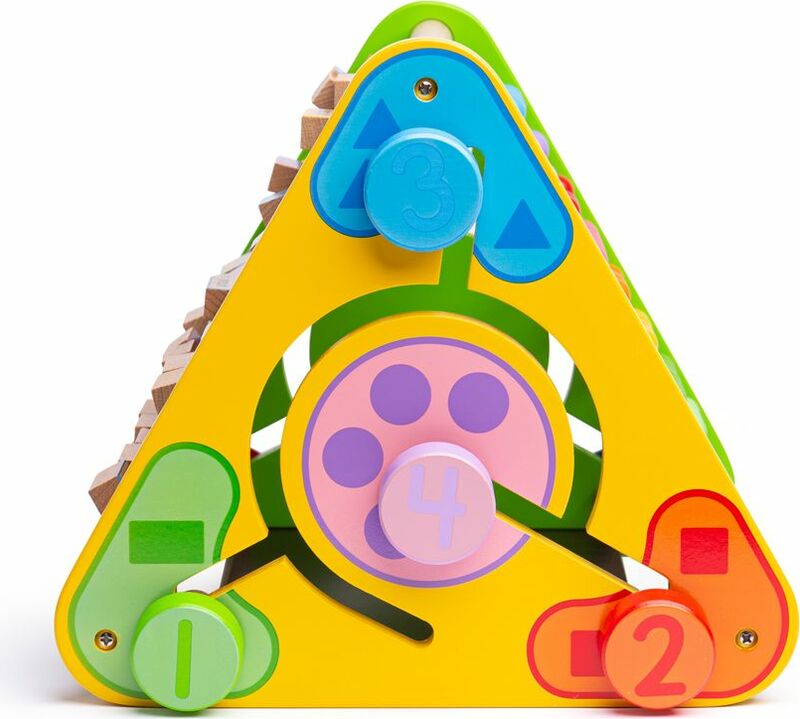 Bigjigs Toys - Aktivitäten-Dreieck mit Tieren