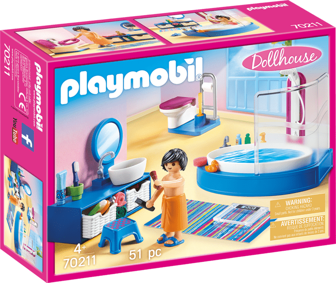 * Playmobil WC & Waschbecken zum modernen Badezimmer * 2 