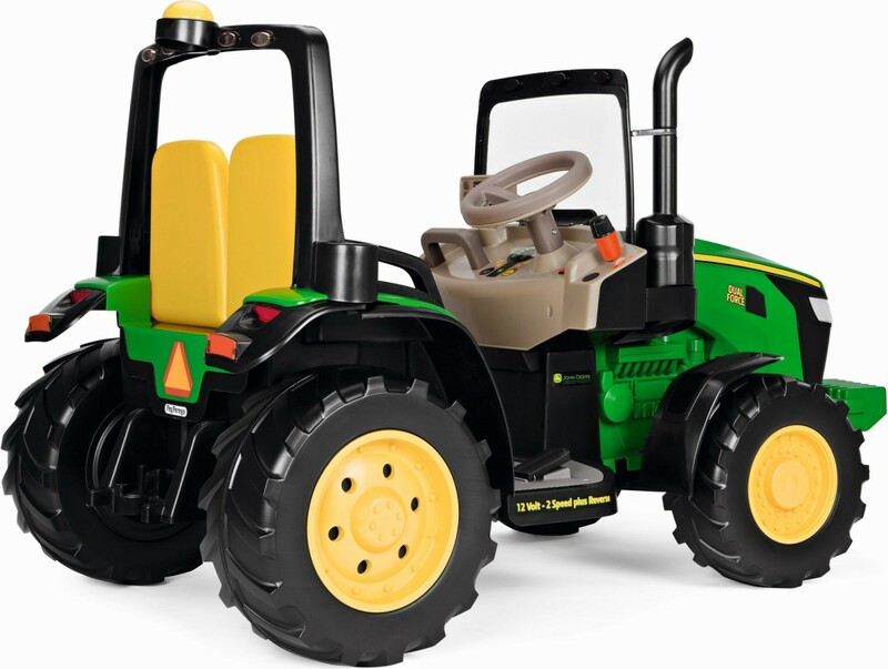 Peg-Pérego elektromos traktor John Deere Dual Force 12V zöld - Elektromos  autók terepjárók