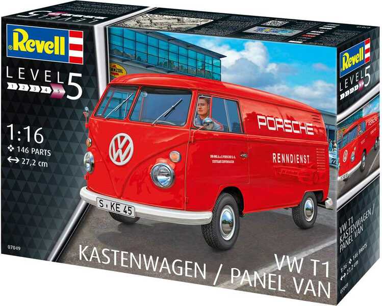 Plastikmodellbausatz Auto 07049 - VW T1 Kastenwagen (1:16) - Persönlich
