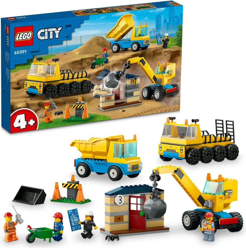 LEGO® City 60391 Furgone da costruzione e gru da demolizione - LEGO® City