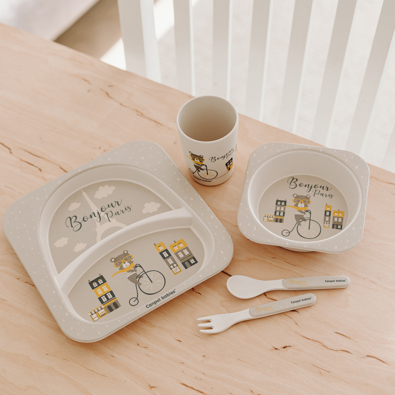 Set pappa 6m+ piatto, tazza e cucchiaio - Nuvita Baby