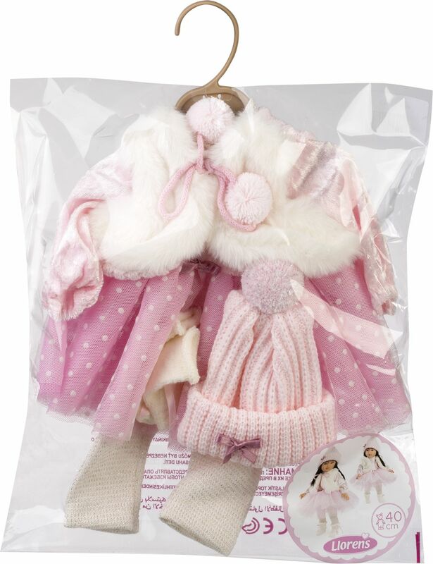 Vestiti per bambole Llorens 43 cm - Piccole stelle incastonate con  cappello, calzini, pannolino e fasciatoio - Dolls And Dolls - Negozio di  Bambole da collezione